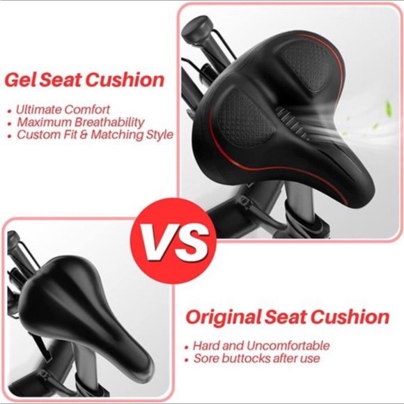 Oversized Bike Seat for Peloton Bike & Bike+, Replacement Bike Saddle - Picture 4 of 7